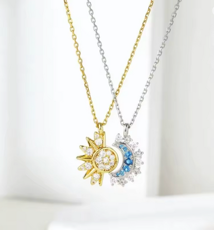 Sun and Moon Necklaces - Cosmic Connection